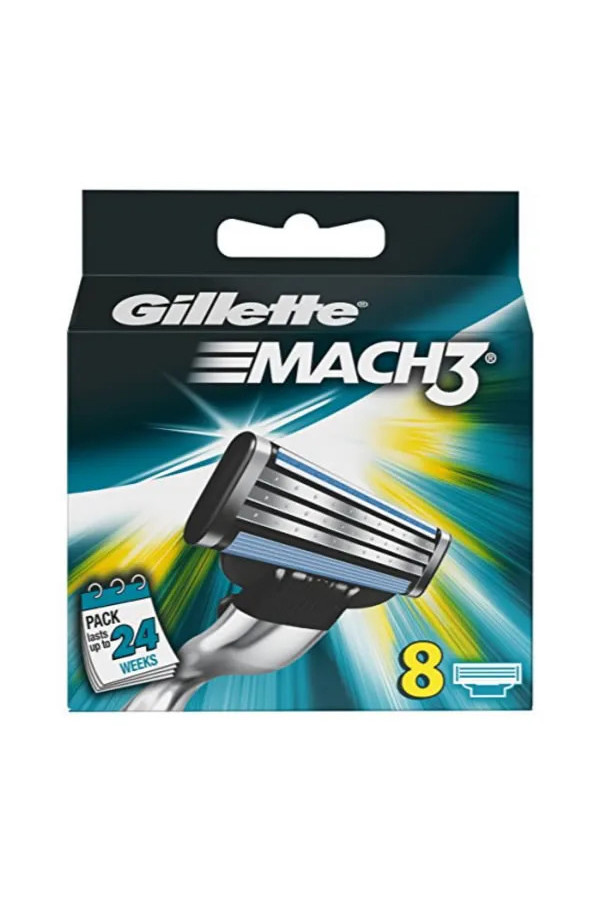 Gillette Mach3 Refill 8 Unités 
