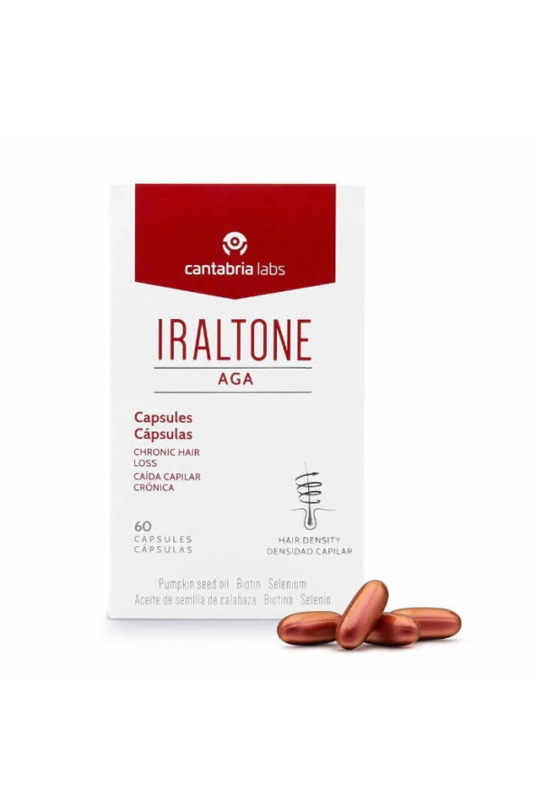 Iraltone Aga Concentré Nutritionnel Anti Chute 60 Gélules