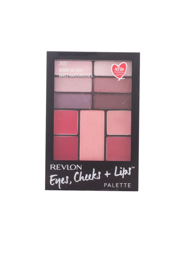 Revlon Eyes Cheeks Lips Palette 300 Berry In Love