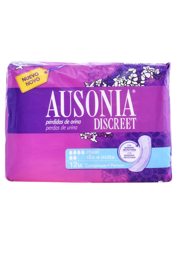 Ausonia Discreet Maxi Serviettes Hygiéniques 12 Unités