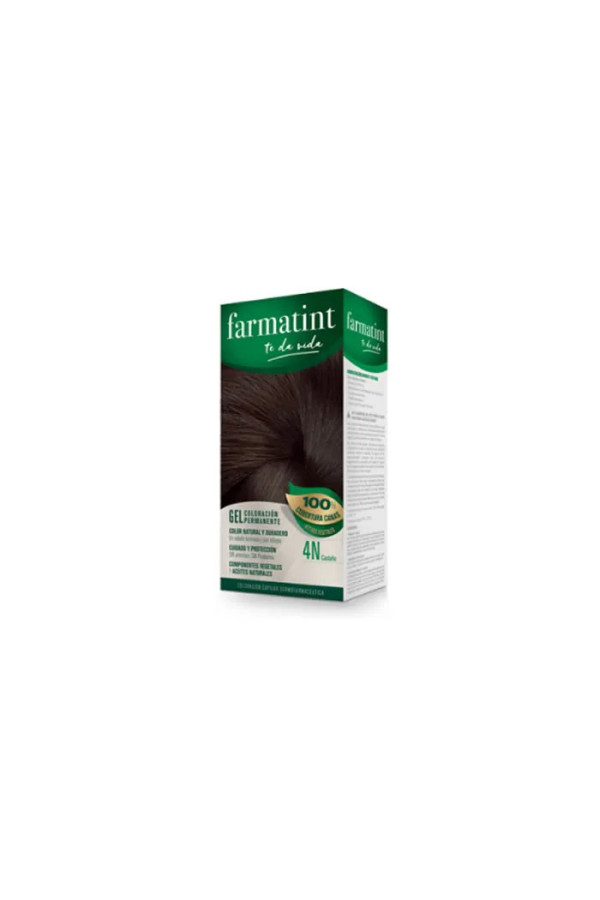 Farmatint Gel Coloration Permanent 4N Châtain 135ml