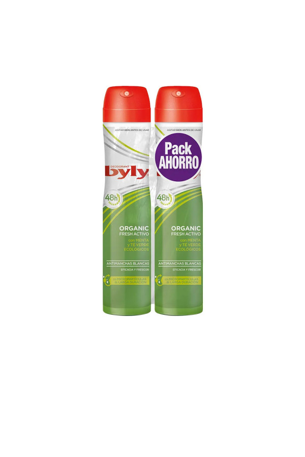 Byly Organic Extra Fresh Déodorant Vaporisateur 2x200ml