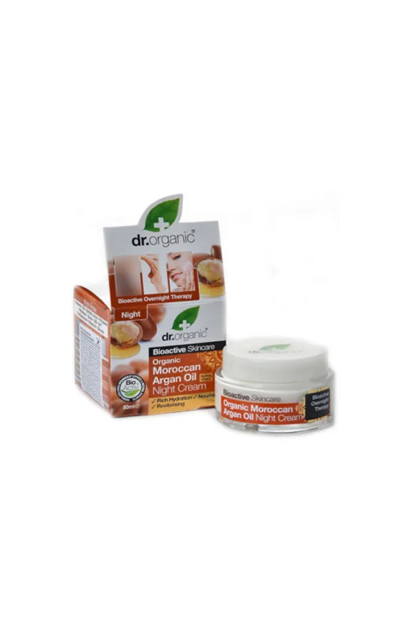 Dr Organic Moroccan Argan Oil Crème Hydratant De Nuit 50ml