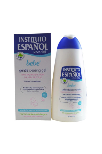 Instituto Español Gel De Bain Pour Bébé Sans Savon Peau Sensible Sans Allergènes 500ml