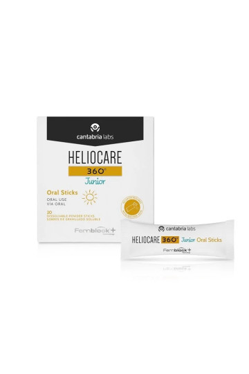 Heliocare 360º Junior Oral Sticks 20 Unités 