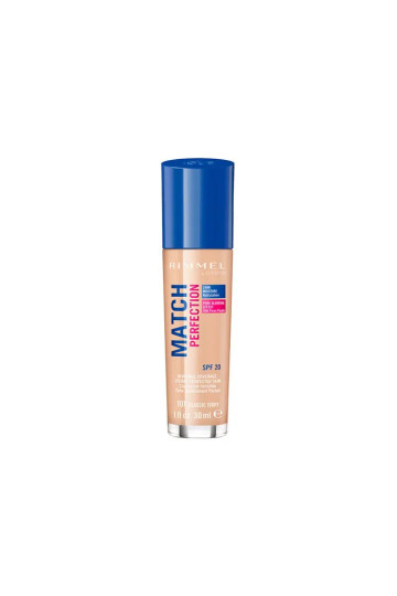 Rimmel London Match Perfection Foundation Spf20 101 Classic Ivory 30ml