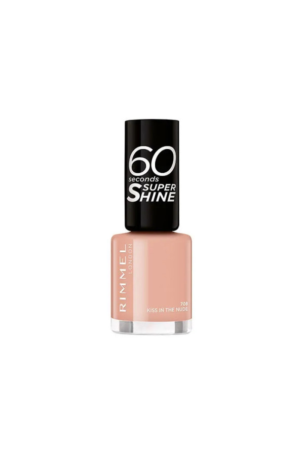 Rimmel 60 Seconds Super Shine 708 Kiss In The Nude
