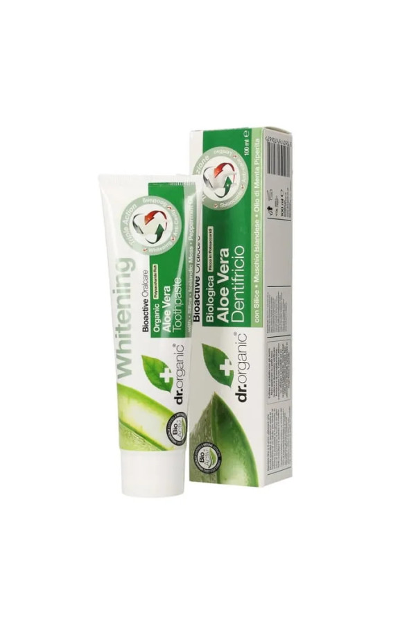 Dr Organic Aloe Vera Dentifrice 100ml