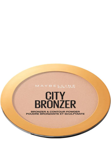 Maybelline City Bronzer & Contour Powder Makeup 250 Warm Medium 8g