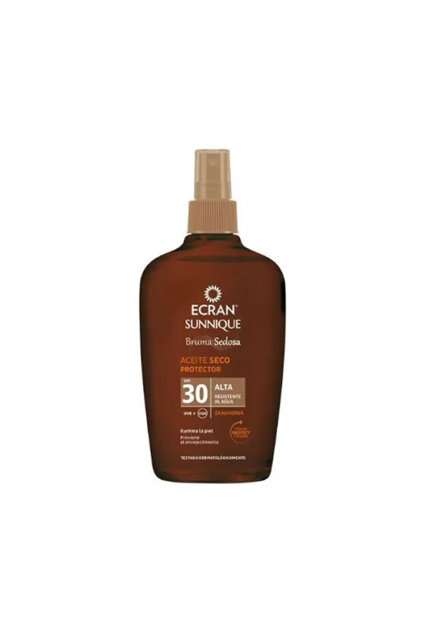 Ecran Sunnique Brume Soyeuse Huile Sèche Protectrice Spf30 100 ml