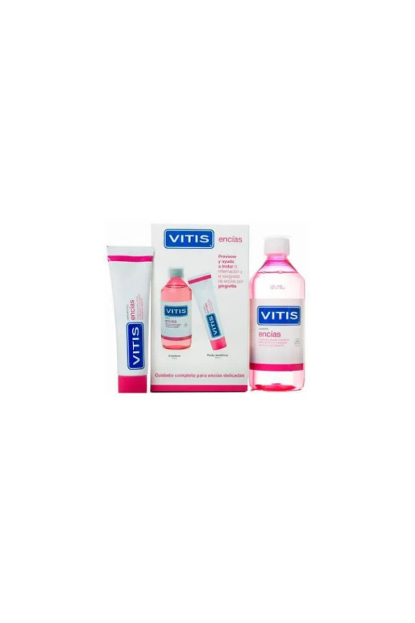 Vitis Pack Gums Paste 100ml + Rince-bouche 500ml