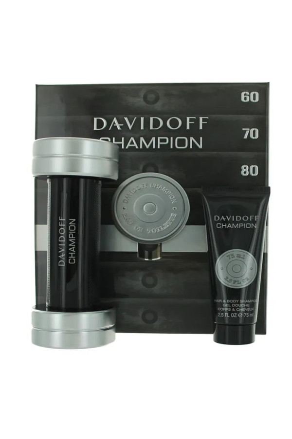 Davidoff Champion Eau De Toilette Vaporisateur 90ml Coffret 2 Produits