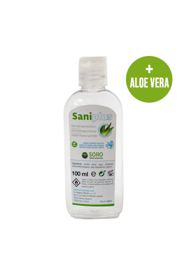 Gel Hydroalcoolique Hygiénisant Pour Les Mains à l'aloe vera 100ml