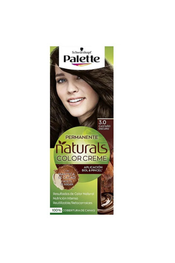 Schwarzkopf Palette Naturals Color Creme 3.0 Dark Chestnut