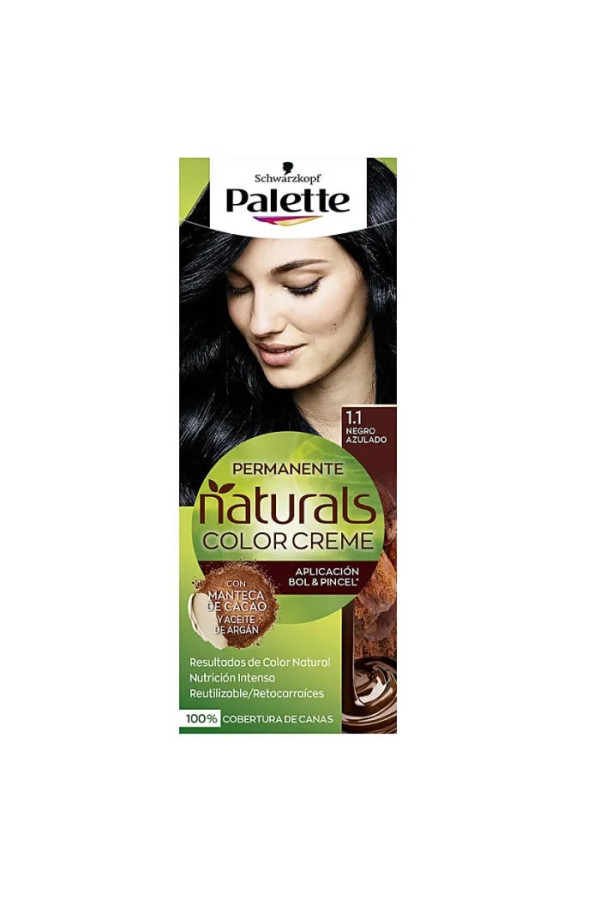 Schwarzkopf Palette Naturals Color Creme 1.1 Bluish Black