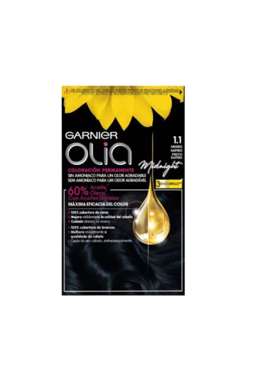 Garnier Olia Permanent Coloring 1.10 Black Sapphire