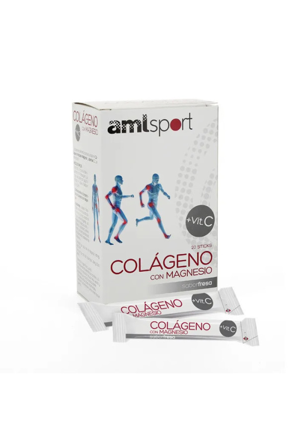 Ana María Lajusticia Colageno Con Magnesio Amisport Fresa 20 Sticks