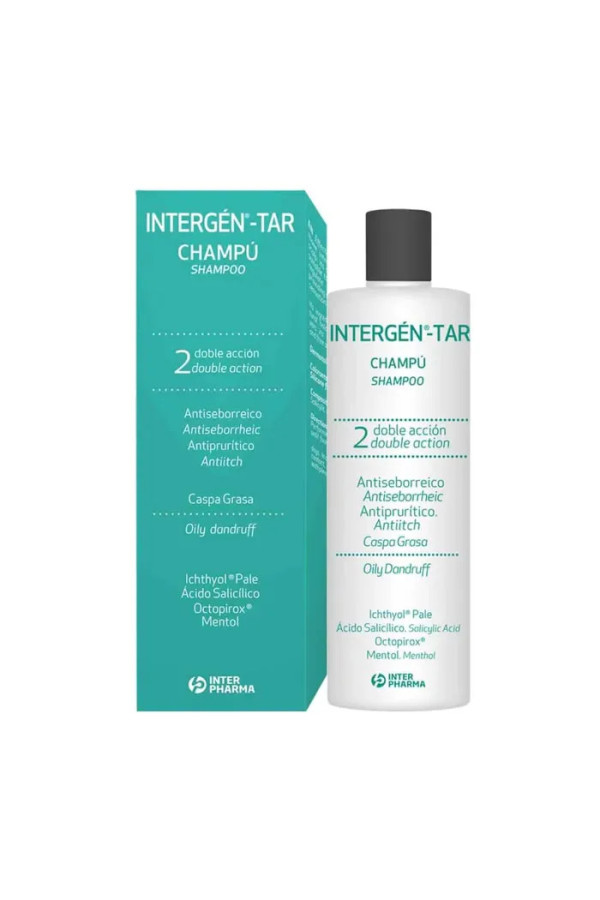 Intergén Shampooing Anti-Séborrhéique et Antipelliculaire Au Goudron