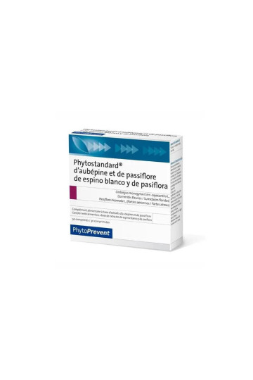 Pileje Phytostandard Aubépine et Passiflore 30 Comprimés