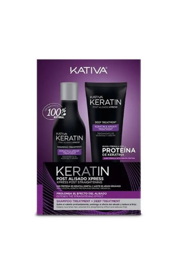 Kativa Keratin Post-lissage Xpress Coffret 2 Produits