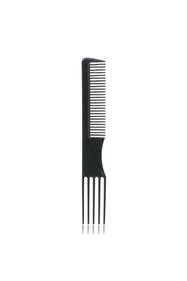 Eurostil Curvado Peine Negro Negro 19cm 1un