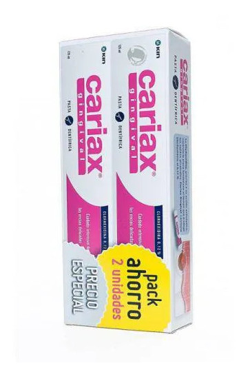 Kin Pasta Cariax Gingival 125ml Pack 2 Units