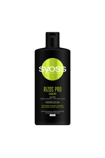 Syoss Shampooing Rizos Pro Définition Et Hydratation Cheveux Ondulés Ou Bouclés 440ml