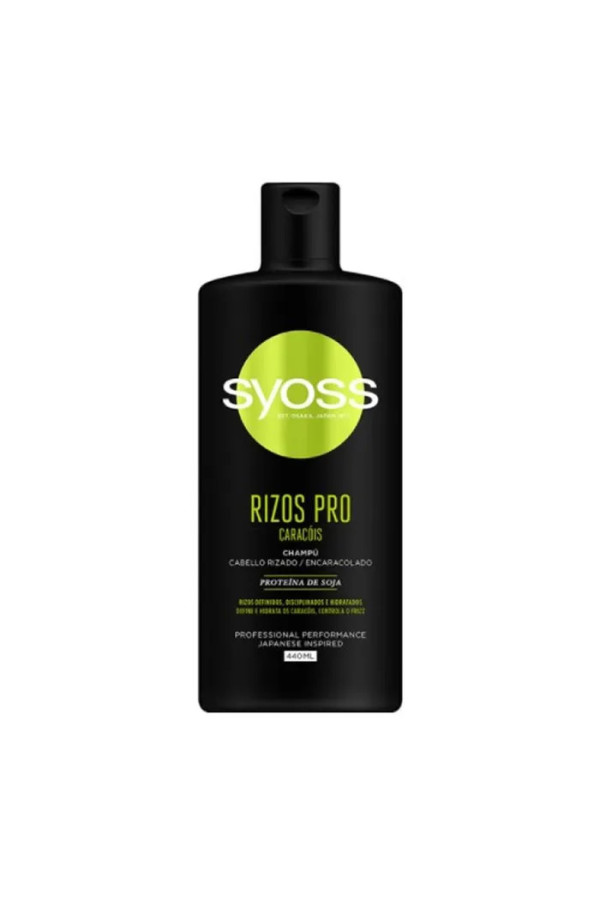 Syoss Shampooing Rizos Pro Définition Et Hydratation Cheveux Ondulés Ou Bouclés 440ml