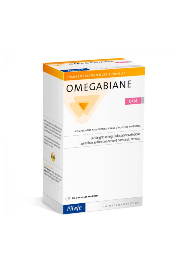 Pileje Omegabiane Dha 80 Capsules