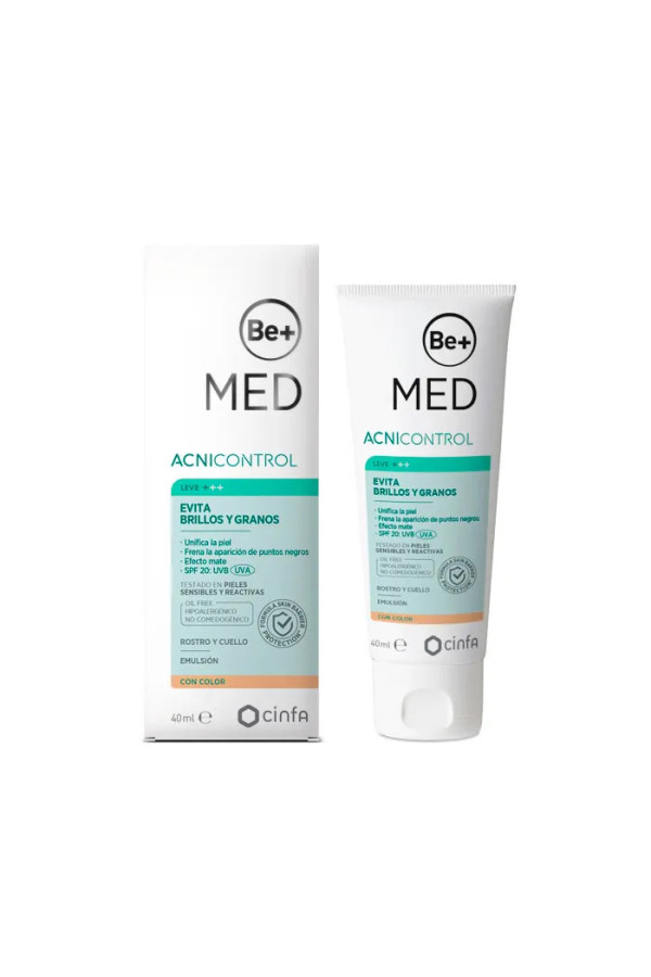 Be+ Med Acnicontrol Éviter la Brillance et les Boutons 40ml 