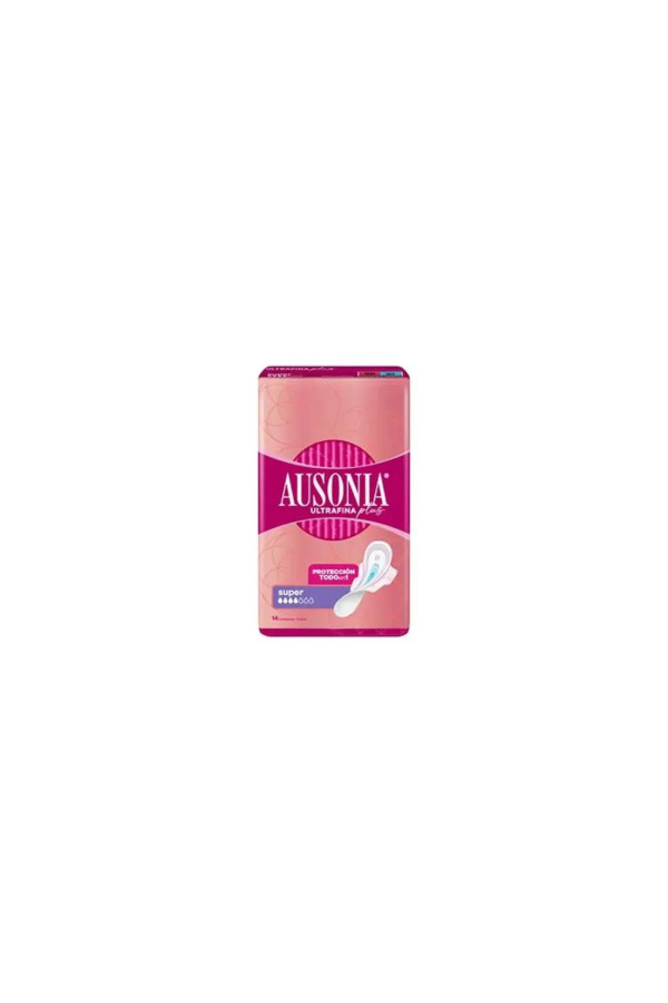 Ausonia Ultrafina Plus Compresas Super Alas 14 U