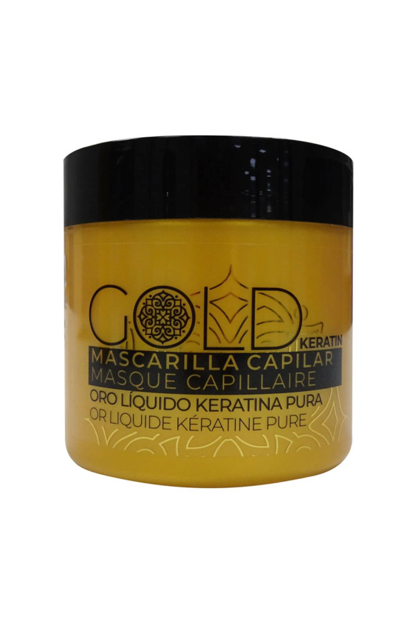 Elie Saab Lovyc Gold Mascarilla Capilar Oro Liquido Keratina Pura 400ml