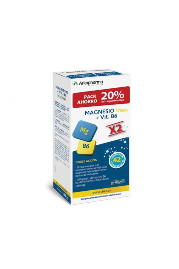 Arkovital Magnésium B6 375mg 21 Comprimés 2 PCS