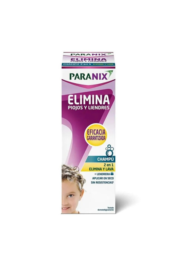 Paranix Shampooing Éliminateur De Poux Et Lentes + Peigne À Poux