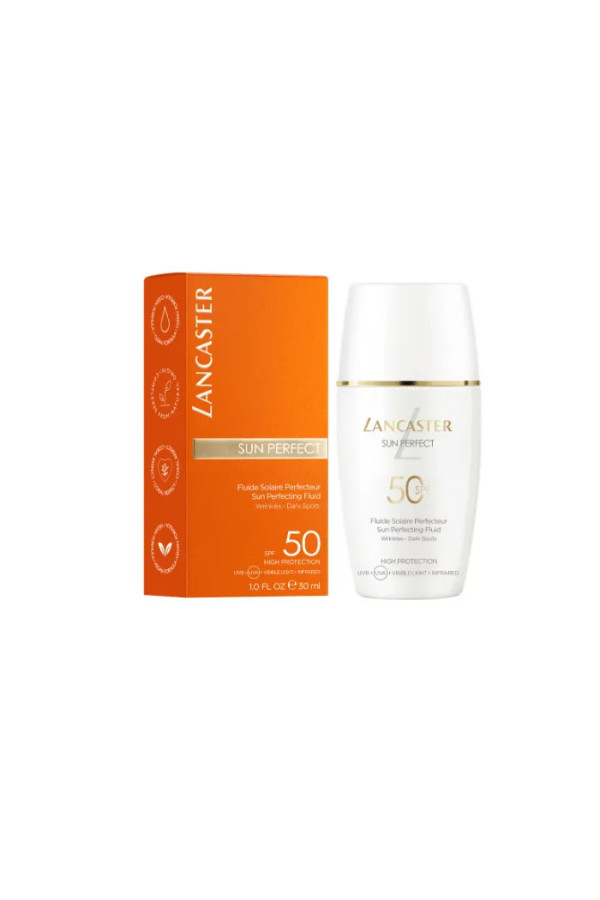 Lancaster Sun Perfect Sun Perfecting Fluid Wrinkles Dark Spots Spf50 30ml