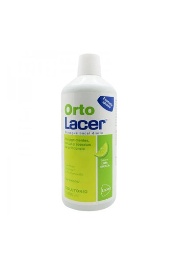 Ortolacer Bain De Bouche Citron Vert Frais 1L
