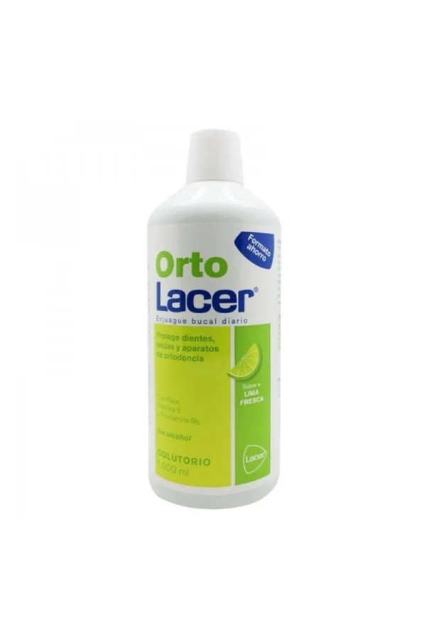 Ortolacer Bain De Bouche Citron Vert Frais 1L