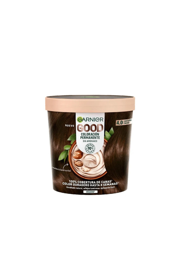 Garnier Good Coloración Permanente 4,0 Castaño Cacao 1 U