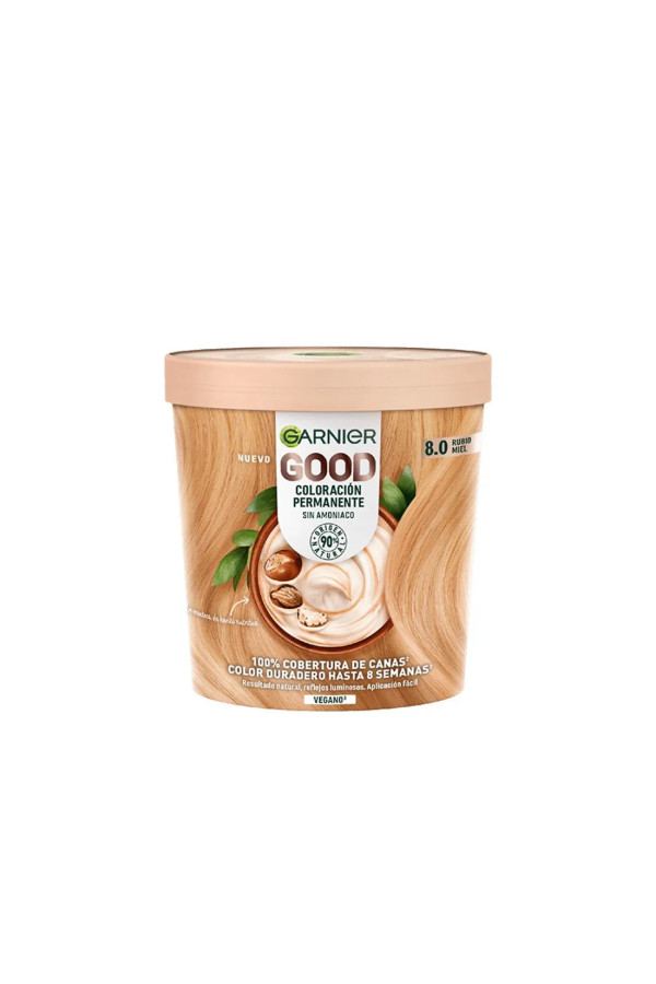 Garnier Good Coloración Permanente 8,0 Rubio Miel 1 U