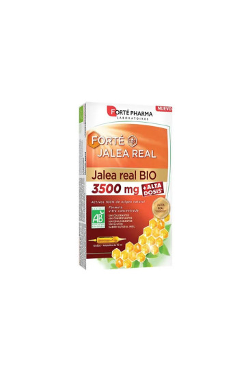 Gelée Royale Forte BIO 3500mg 10 Ampoules 15ml