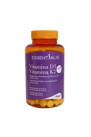 Essentialis Vitamine D3 Vitamine K2 180 Comprimés