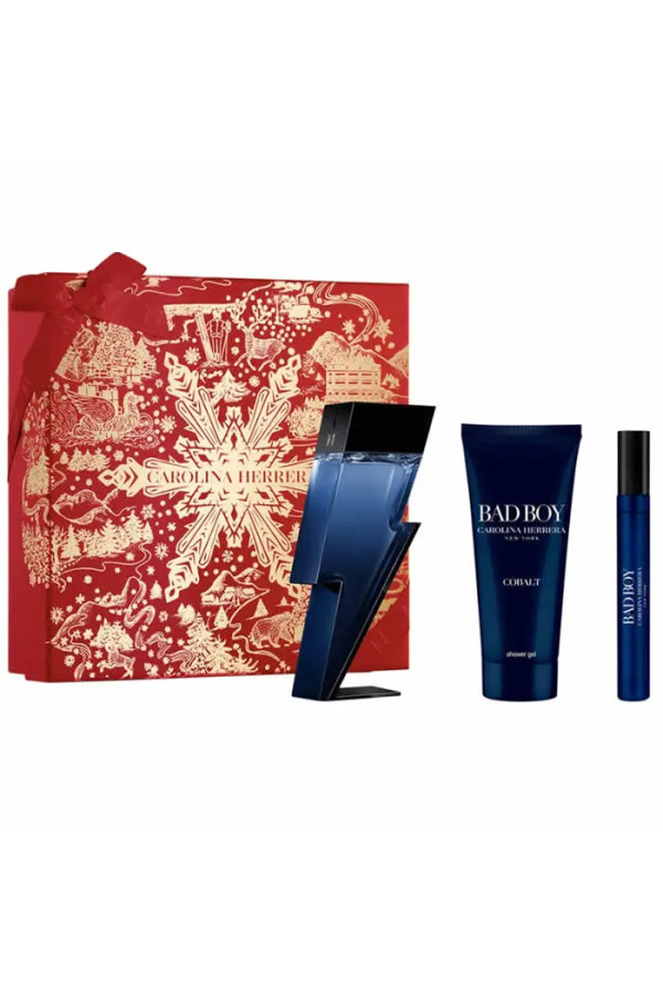 Carolina Herrera Bad Boy Cobalt Eau De Parfum Vaporisateur 100ml Coffret 3 Produits
