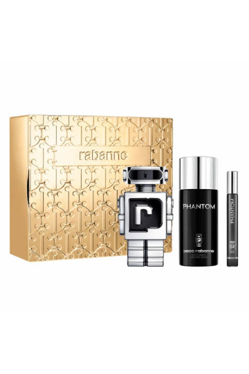 Rabanne Phantom Eau De Toilette Spray 100ml Coffret 3 Produits