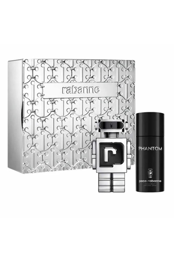 Paco Rabanne Phantom Eau De Toilette Vaporisateur 100ml Cofret 2 Produits