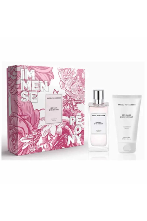 Angel Schlesser Les Eaux D'Un Instant Immense Peony Eau De Toilette Spray 100ml Coffret 2 Produits