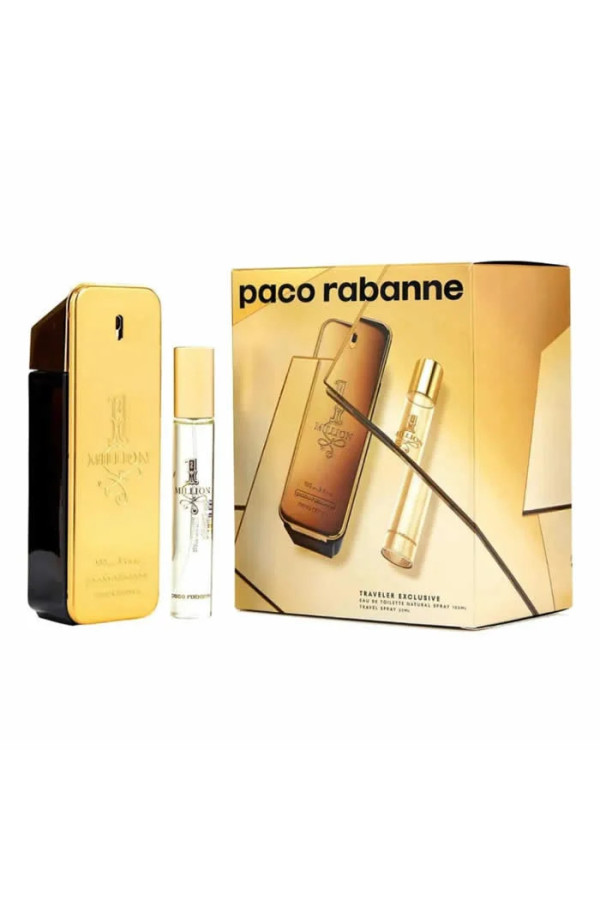 Paco Rabanne One Million Eau De Toilette Spray 100ml Coffret 2 Produits
