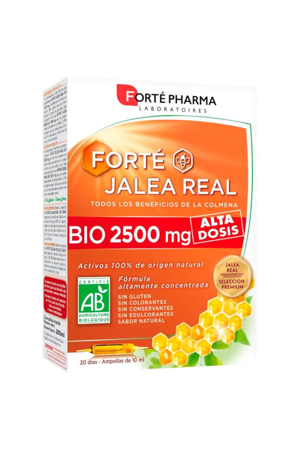 Forté Pharma Gelée Royale Bio 2500mg 20 Ampoules 