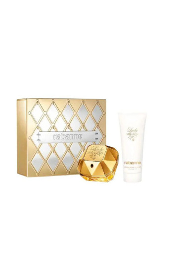 Paco Rabanne Lady Million Eau De Parfum 80ml Sensual Loción Corporal 100ml Eau De Parfum 5ml