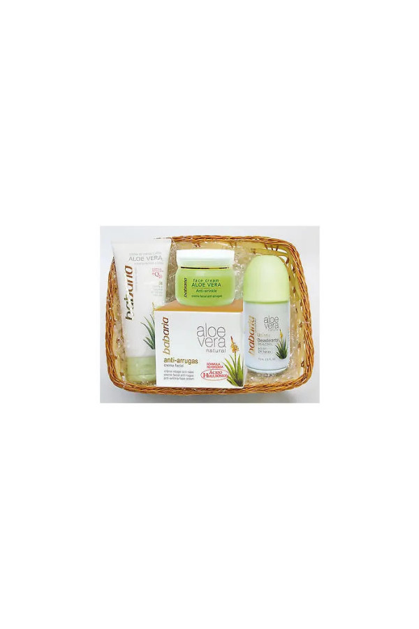 Babaria Créme Aloe Vera 50ml Coffret 3 Produits 