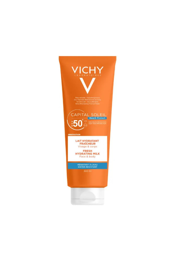 Vichy Capital  Soleil Lait Hydratant Visage Et Corps Spf50 300ml
